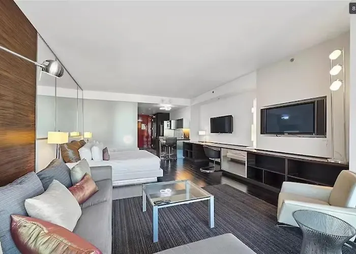Luxury Hotel Suite With Private Strip View Balcony