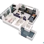 Vegas Palms High 52Nd Fl. 1Bdr Corner Penthouse 1220Sqft