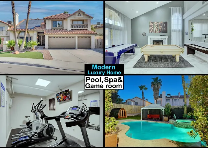 Buddha Play Modern With Pool & Spa Sauna Near Vegas Strip