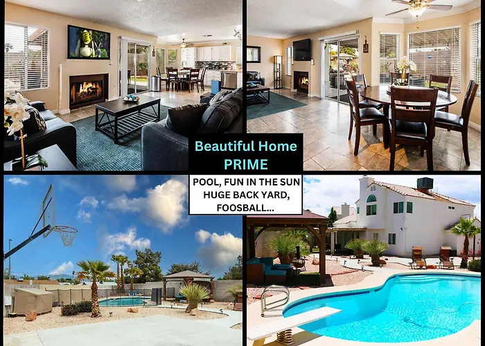 Vegas Getaway, Pool, Basket Ball, Games, Cook