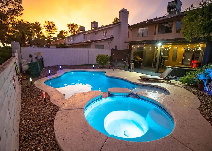 1800 Sqft House W/Heated Pool Spa 13Min From Strip