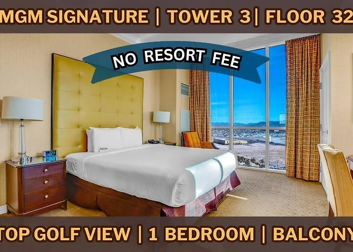 32Nd Flr Penthouse @Mgm Signature 1Bed, No Fee