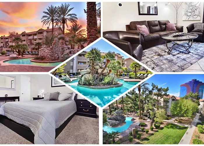 Upgraded & Stylish, Pool, Hot Tub, Walk To Strip!