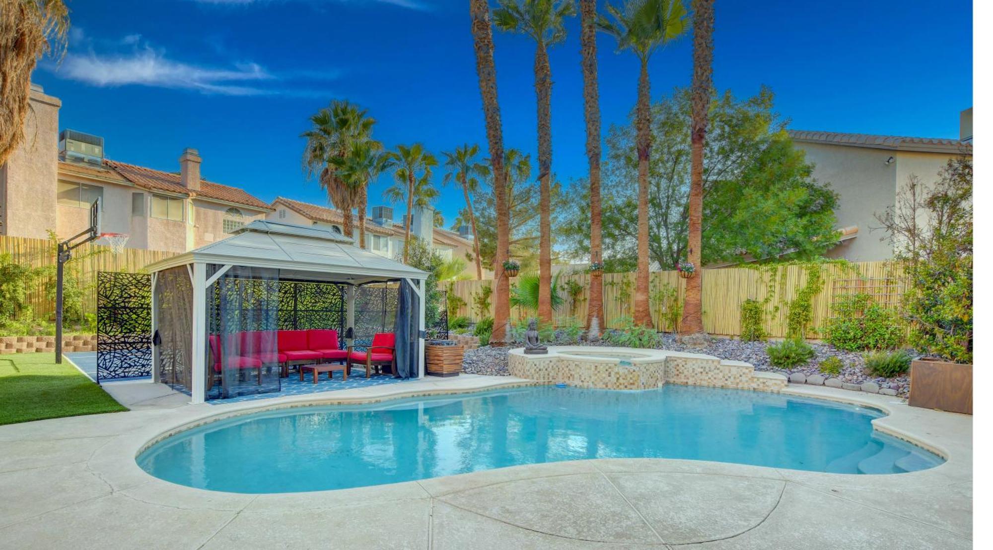 Сasa de vacaciones Buddha Play Modern With Pool & Sauna Near Vegas Strip *