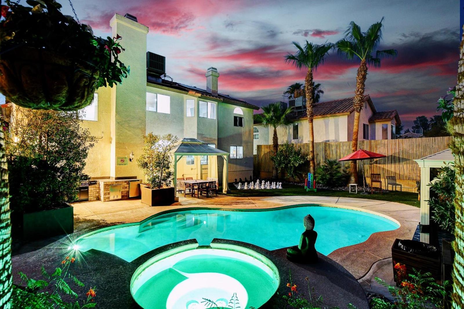 Buddha Play Modern With Pool & Sauna Near Vegas Strip *