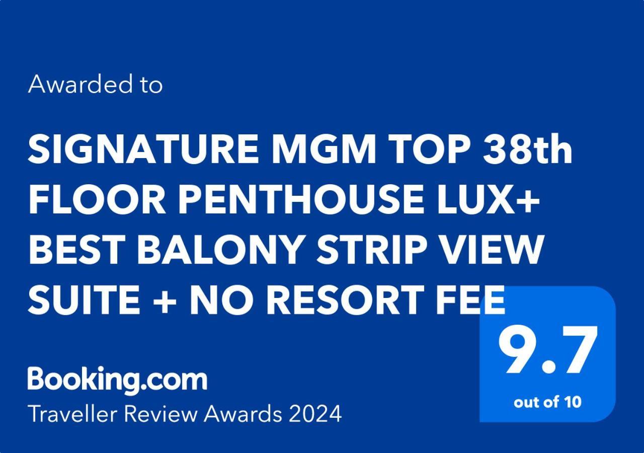 Signature Mgm 38th Floor Penthouse Lux+ Balony Strip View + No Fee Las Vegas