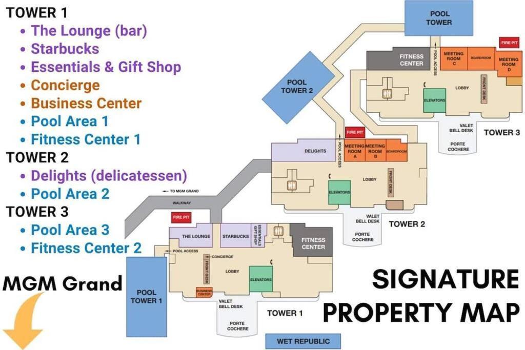 32nd Flr Penthouse @mgm Signature 1bed, No Fee Apartamento *